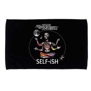 Meditation Colorful Will Wood Selffish Microfiber Hand Towel