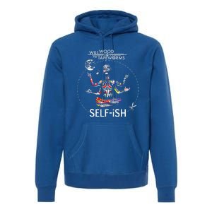 Meditation Colorful Will Wood Selffish Premium Hoodie