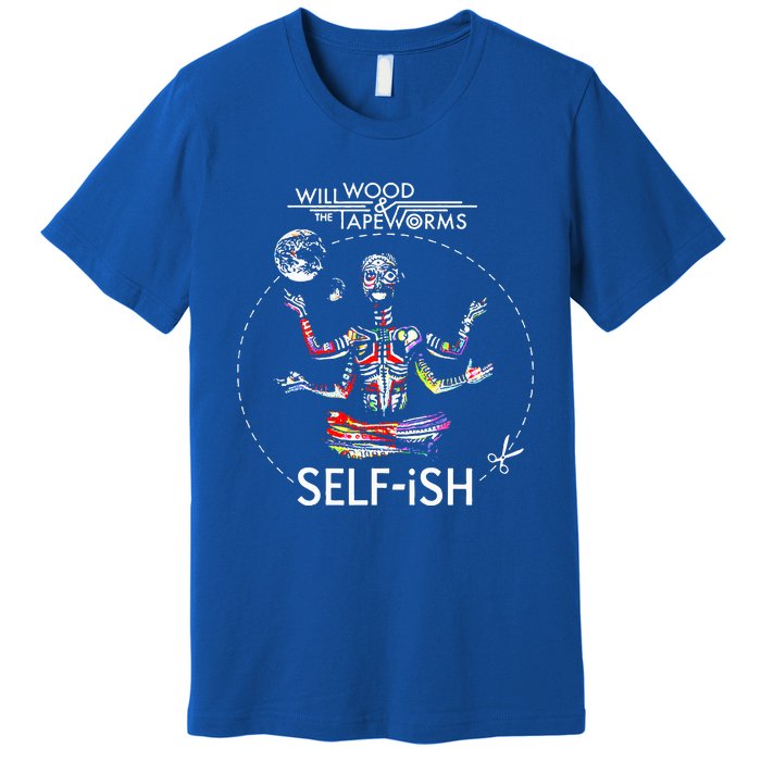 Meditation Colorful Will Wood Selffish Premium T-Shirt