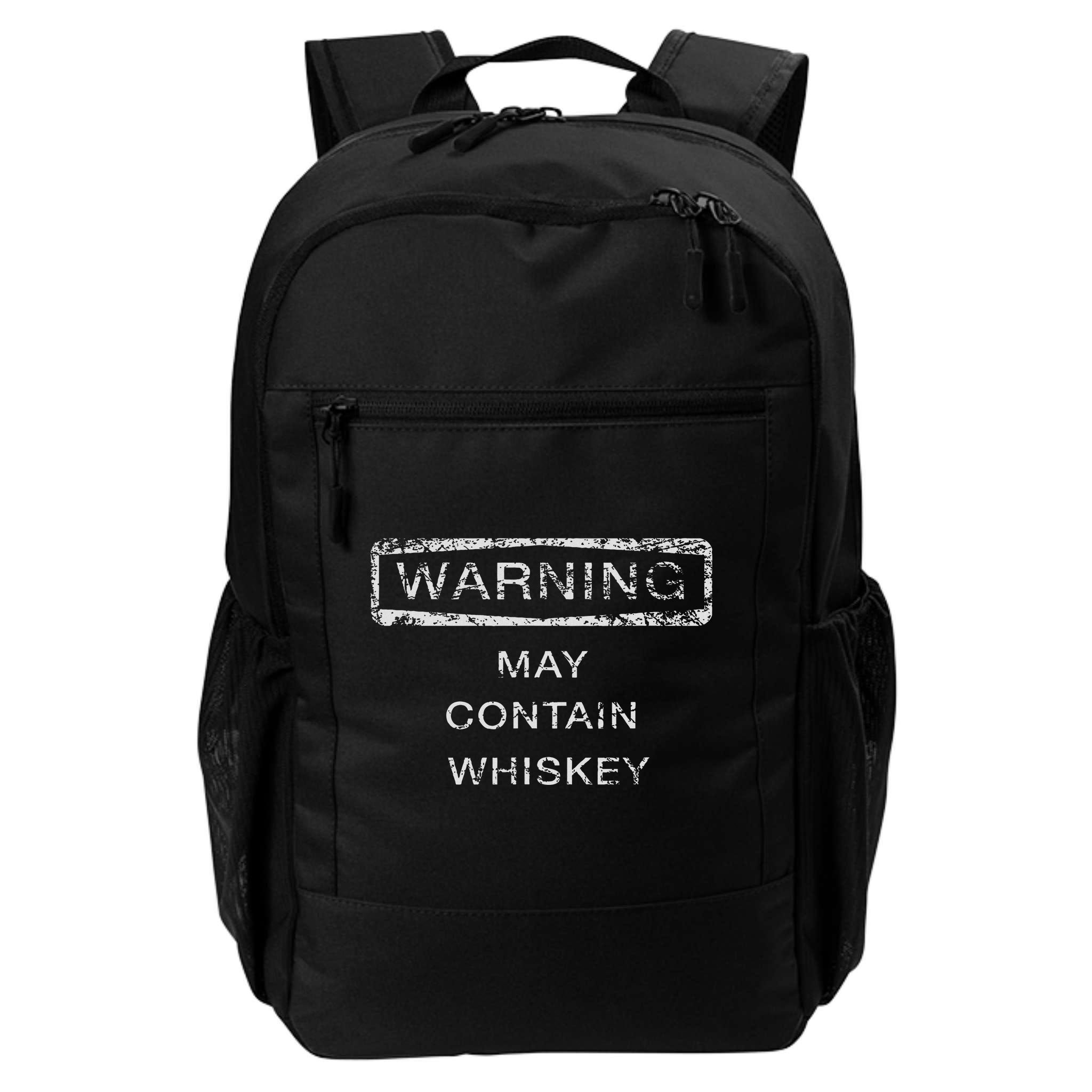 May Contain Whiskey Funny Cute Gift Backpack
