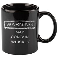 May Contain Whiskey Funny Cute Gift 11oz C Handle Ceramic Mug