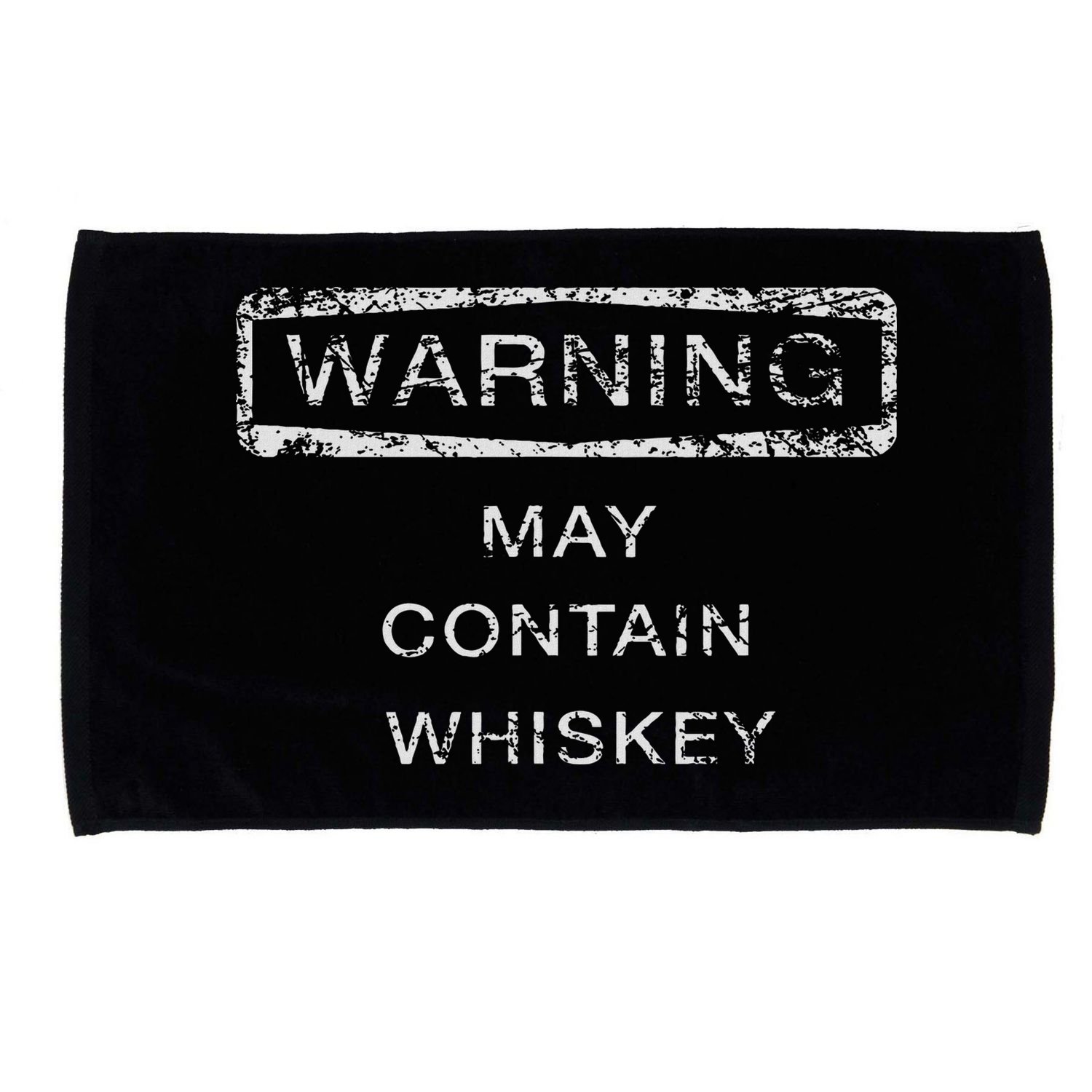 May Contain Whiskey Funny Cute Gift Microfiber Hand Towel