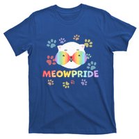 Meowpride Cat With Rainbow Sunglasses Lgbtqia + And Ally Gift T-Shirt