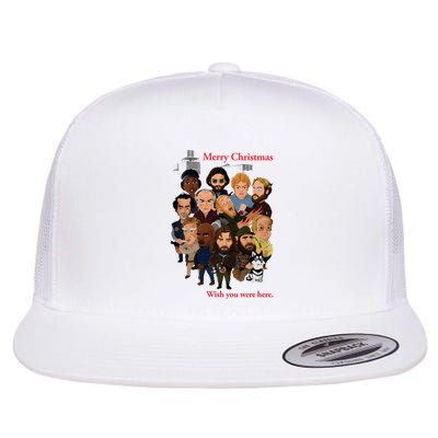 Merry Christmas Wish You Were Here The Things Crew Flatbill Hat