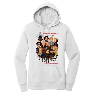 Merry Christmas Wish You Were Here The Things Crew Women's Pullover Hoodie