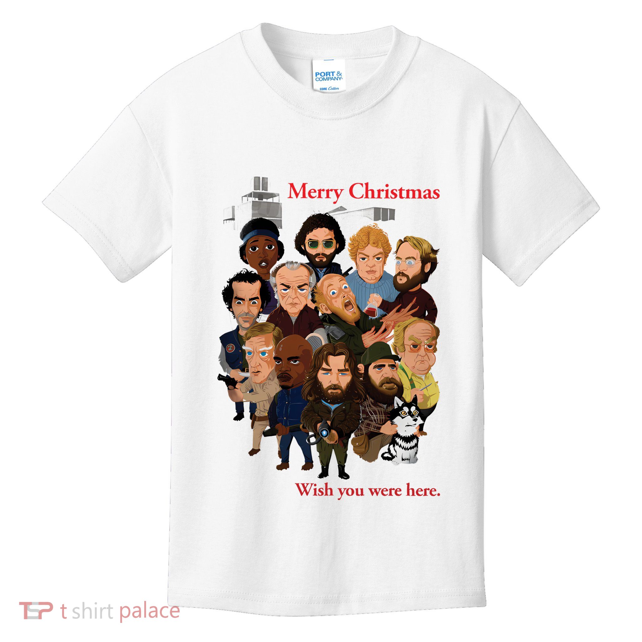 Merry Christmas Wish You Were Here The Things Crew Kids T-Shirt
