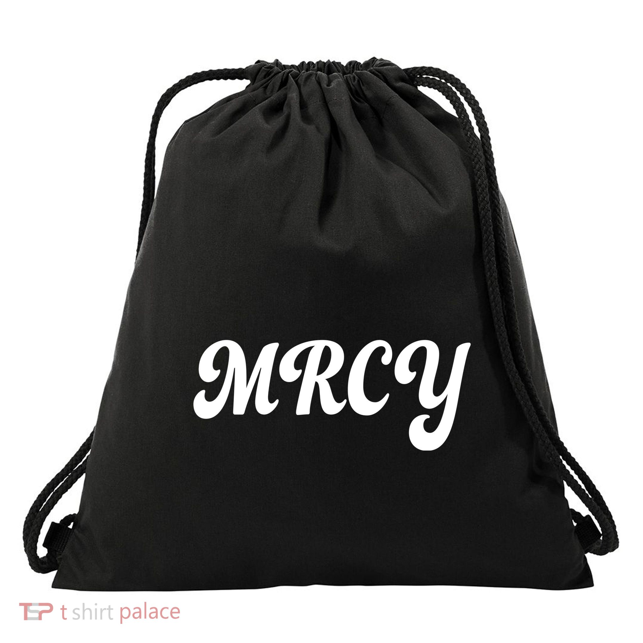 MRCY Christian Worship Shortened Word Drawstring Bag