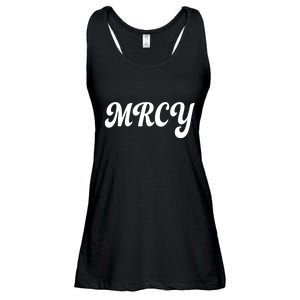 MRCY Christian Worship Shortened Word Ladies Essential Flowy Tank