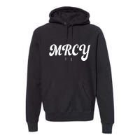 MRCY Christian Worship Shortened Word Premium Hoodie