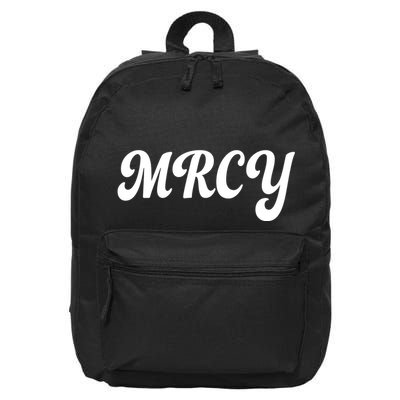 MRCY Christian Worship Shortened Word 16 in Basic Backpack