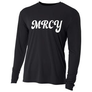 MRCY Christian Worship Shortened Word Cooling Performance Long Sleeve Crew