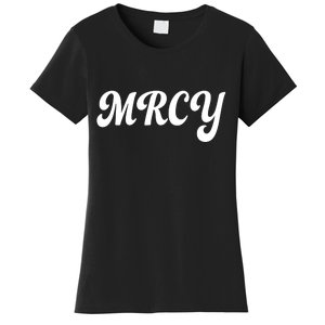 MRCY Christian Worship Shortened Word Women's T-Shirt