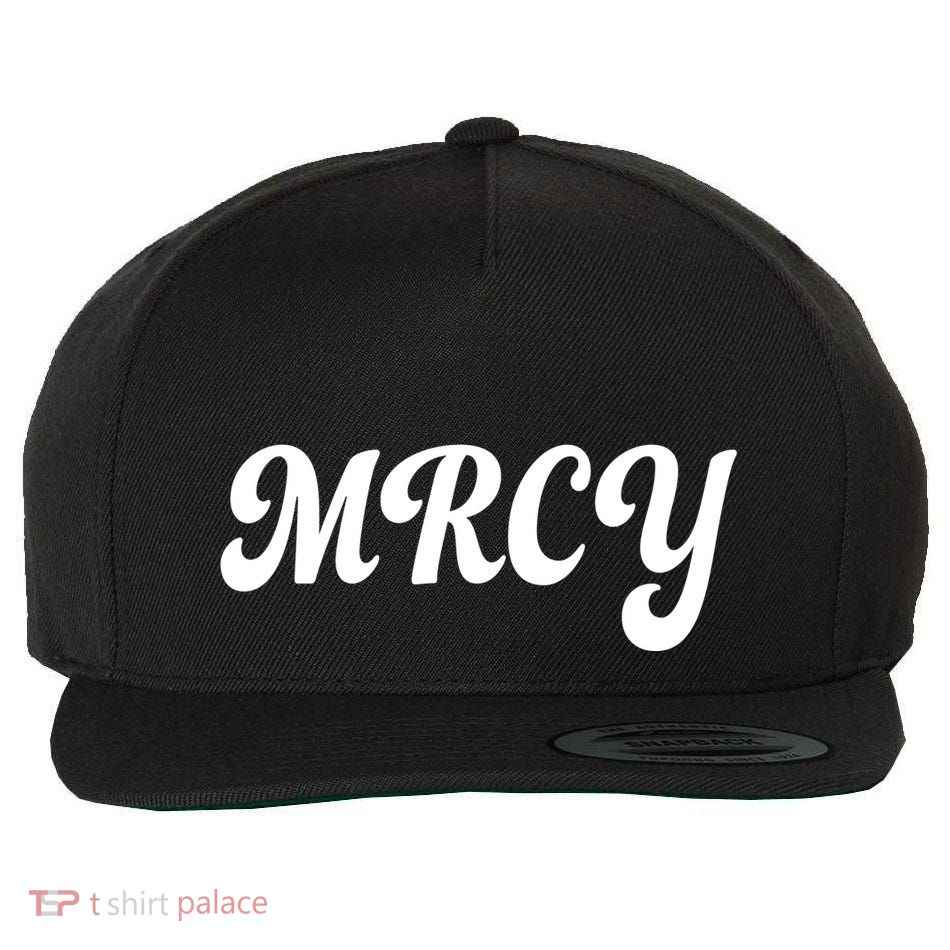 MRCY Christian Worship Shortened Word Wool Snapback Cap