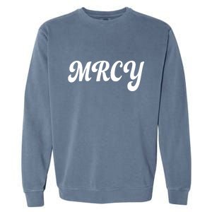 MRCY Christian Worship Shortened Word Garment-Dyed Sweatshirt