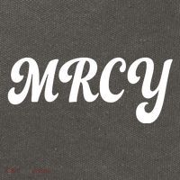 MRCY Christian Worship Shortened Word Cotton Canvas Backpack
