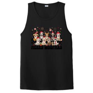 Merry Christmas Woofmas Dog Lovers Puppies Santa Reindeer Gift PosiCharge Competitor Tank