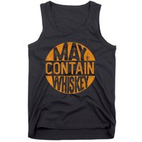 May Contain Whiskey Funny Liquor Drinking Tank Top