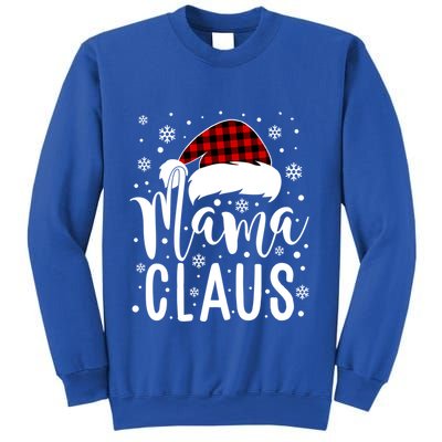 Mama Claus With Santa Hat Great Gift Mom Mama Mommy Christmas Funny Cool Gift Sweatshirt