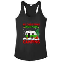 My Christmas Wish More Camping RV Christmas Tree Gift Ladies PosiCharge Competitor Racerback Tank