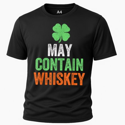 May Contain Whiskey Funny St Patricks Day Performance Shirt