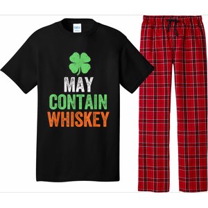 May Contain Whiskey Funny St Patricks Day Pajama Set