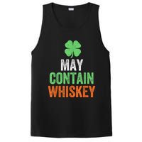 May Contain Whiskey Funny St Patricks Day PosiCharge Competitor Tank