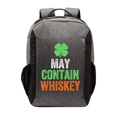 May Contain Whiskey Funny St Patricks Day Vector Backpack