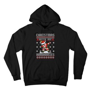 Merry Christmas With My Hohomies Funny Dabbing Santa Xmas Holiday Hoodie