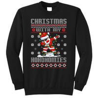 Merry Christmas With My Hohomies Funny Dabbing Santa Xmas Holiday Sweatshirt