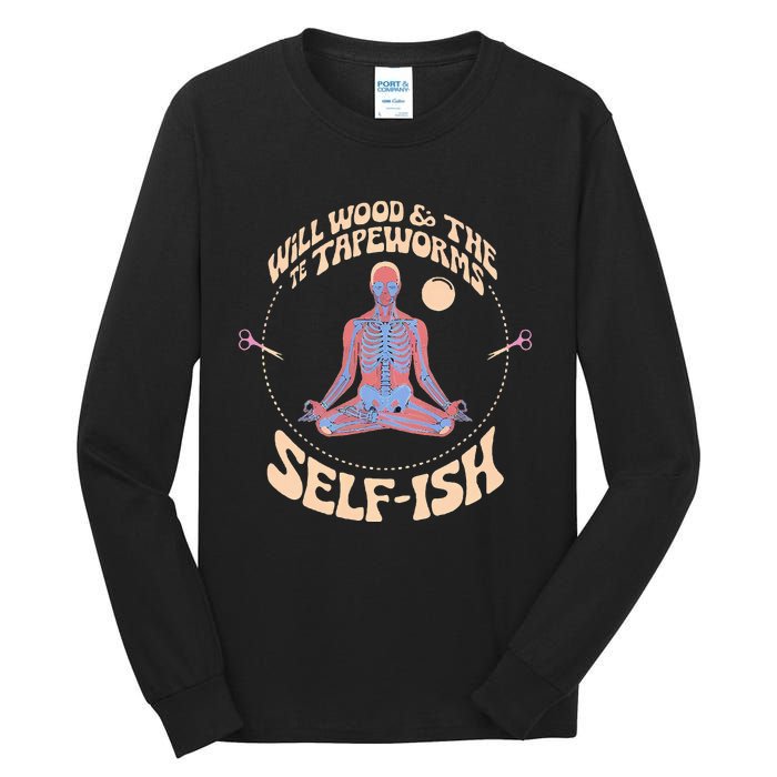 Meditation Colorful Will Wood Basic Selffish Funny Tall Long Sleeve T-Shirt