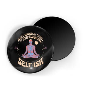 Meditation Colorful Will Wood Basic Selffish Funny Magnet