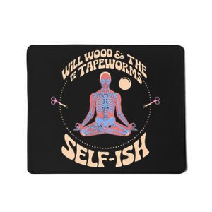 Meditation Colorful Will Wood Basic Selffish Funny Mousepad