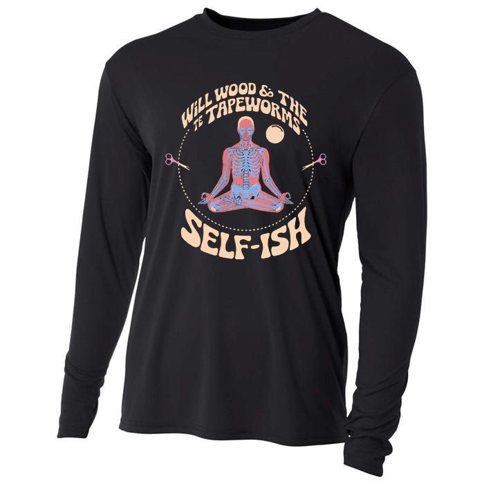 Meditation Colorful Will Wood Basic Selffish Funny Cooling Performance Long Sleeve Crew