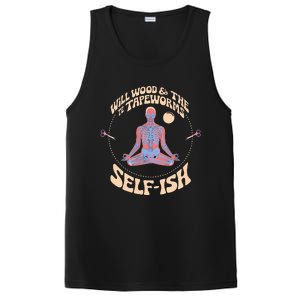 Meditation Colorful Will Wood Basic Selffish Funny PosiCharge Competitor Tank