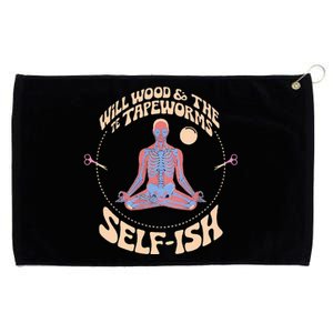 Meditation Colorful Will Wood Basic Selffish Funny Grommeted Golf Towel