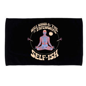 Meditation Colorful Will Wood Basic Selffish Funny Microfiber Hand Towel