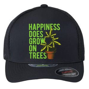 Marijuana Cannabis Weed Growing Grower trees Flexfit Unipanel Trucker Cap