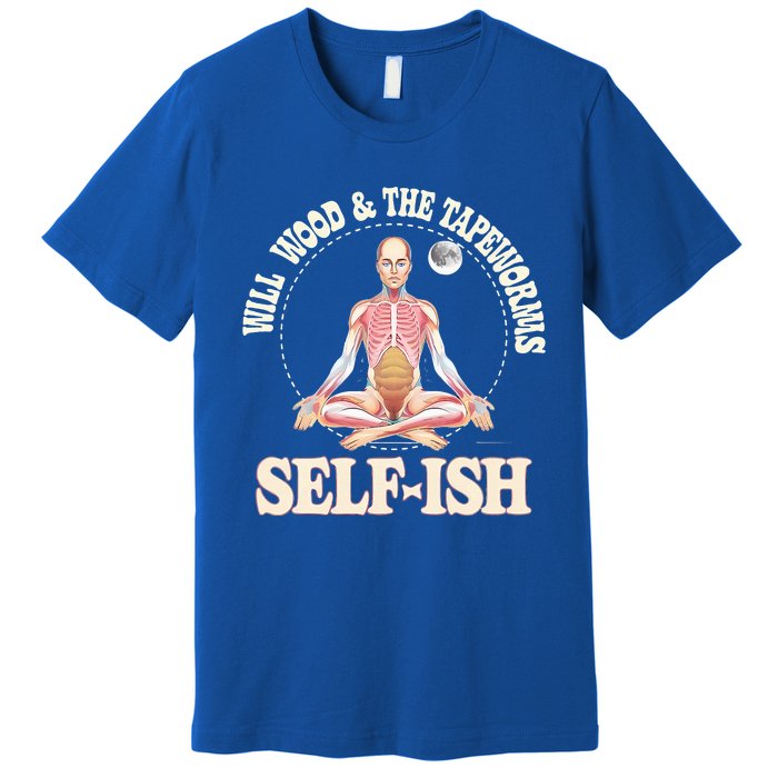 Meditation Colorful Will Wood Basic Selffish Premium T-Shirt