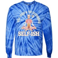 Meditation Colorful Will Wood Basic Selffish Tie-Dye Long Sleeve Shirt