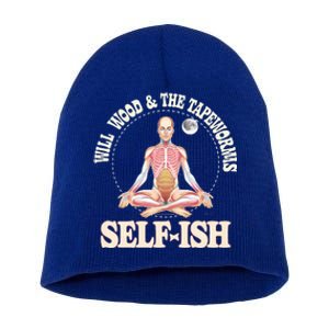 Meditation Colorful Will Wood Basic Selffish Short Acrylic Beanie