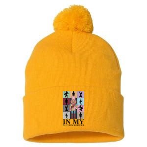 Meditation Colorful Will Wood Basic Selffish Pom Pom 12in Knit Beanie