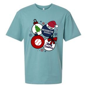 Merry Christmas Washington Baseball Est 1969 Sueded Cloud Jersey T-Shirt