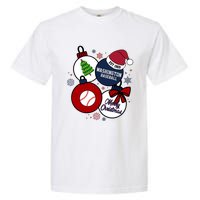 Merry Christmas Washington Baseball Est 1969 Garment-Dyed Heavyweight T-Shirt