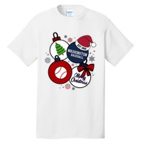 Merry Christmas Washington Baseball Est 1969 Tall T-Shirt