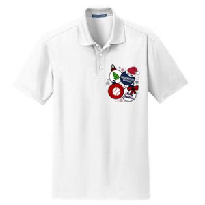 Merry Christmas Washington Baseball Est 1969 Dry Zone Grid Polo