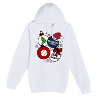 Merry Christmas Washington Baseball Est 1969 Premium Pullover Hoodie