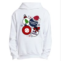 Merry Christmas Washington Baseball Est 1969 Urban Pullover Hoodie