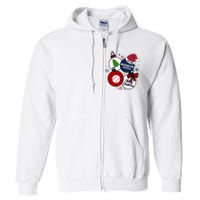 Merry Christmas Washington Baseball Est 1969 Full Zip Hoodie