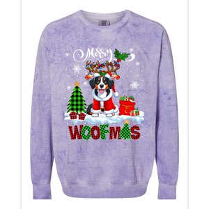 Merry Christmas Woof Appenzeller Sennenhund Cosplay Santa Cute Gift Colorblast Crewneck Sweatshirt