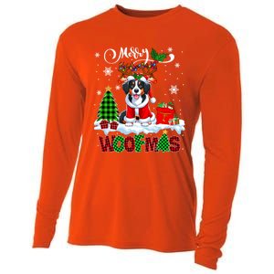 Merry Christmas Woof Appenzeller Sennenhund Cosplay Santa Cute Gift Cooling Performance Long Sleeve Crew